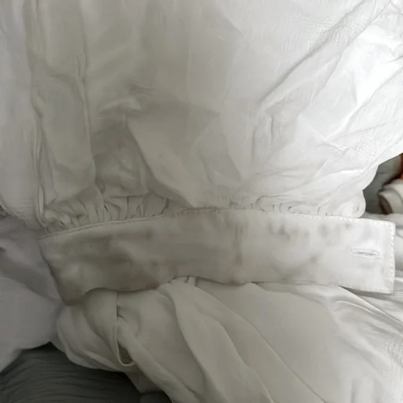 Seafolly NWOT Dunes Strapless White Jumpsuit Anthropologie SZ S Return - Picture 7 of 7